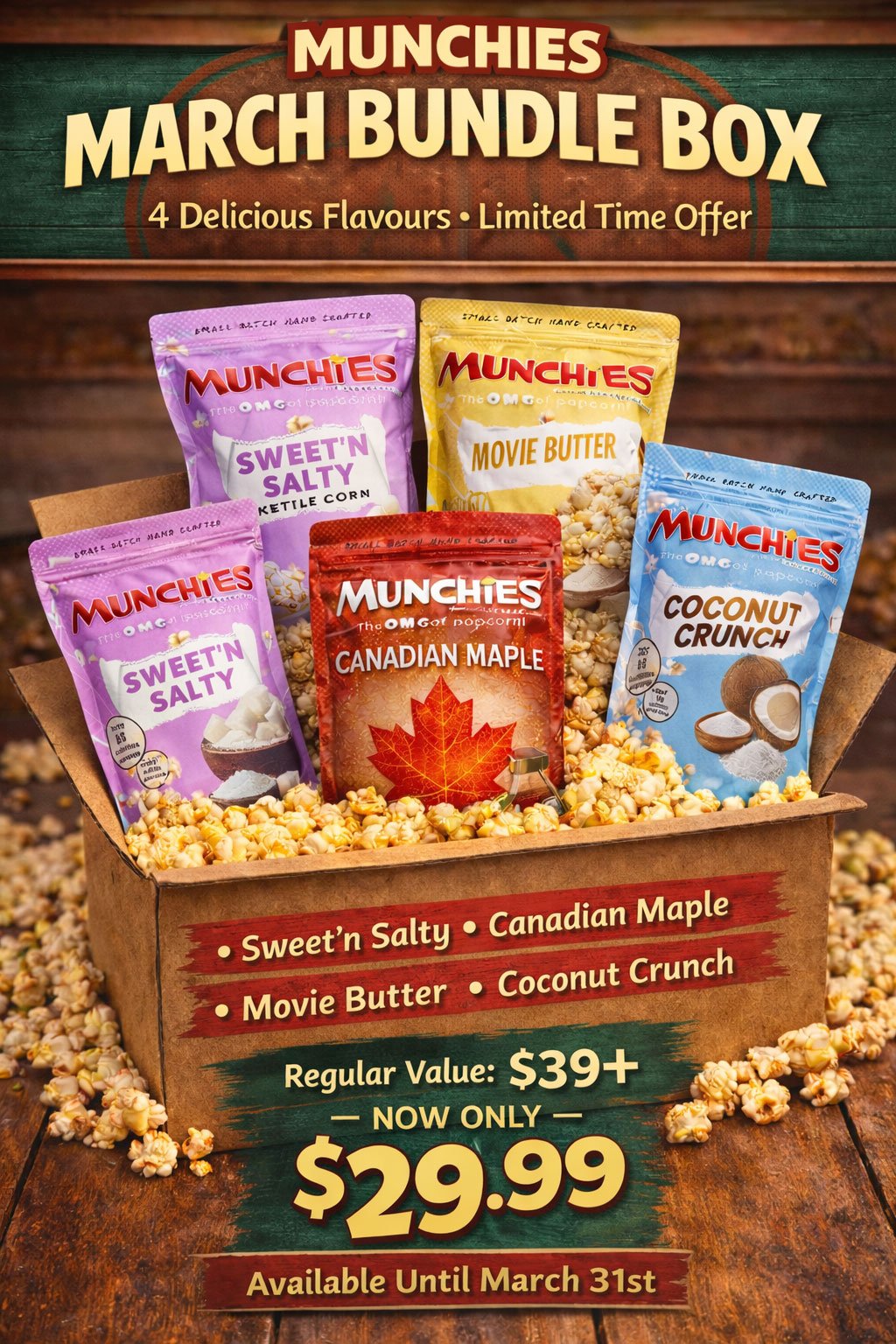 Munchies March bundle Box